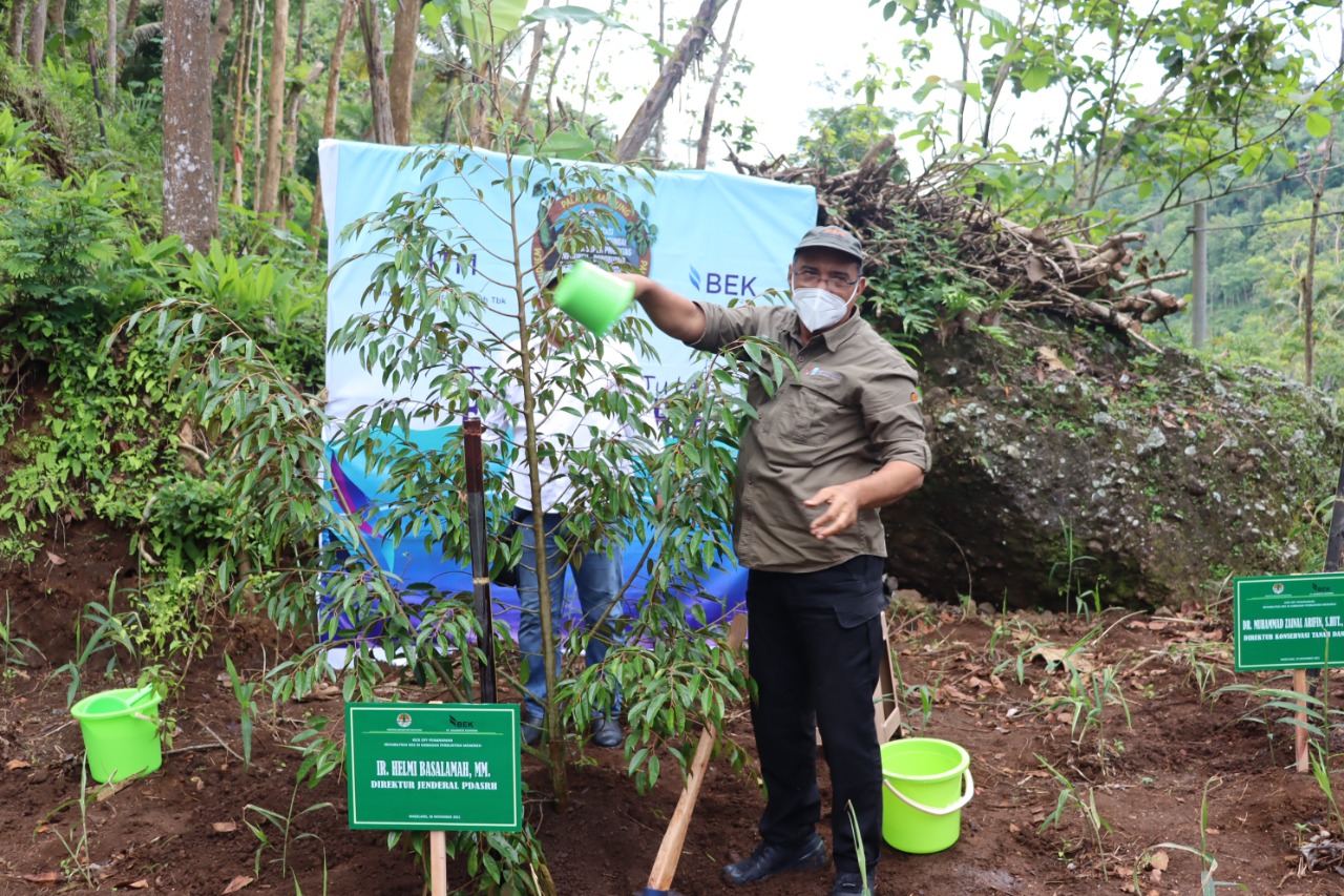 Pemerintah dan Dunia Usaha Kerja Bersama Rehabilitasi DAS di Perbukitan Menoreh, Jawa Tengah