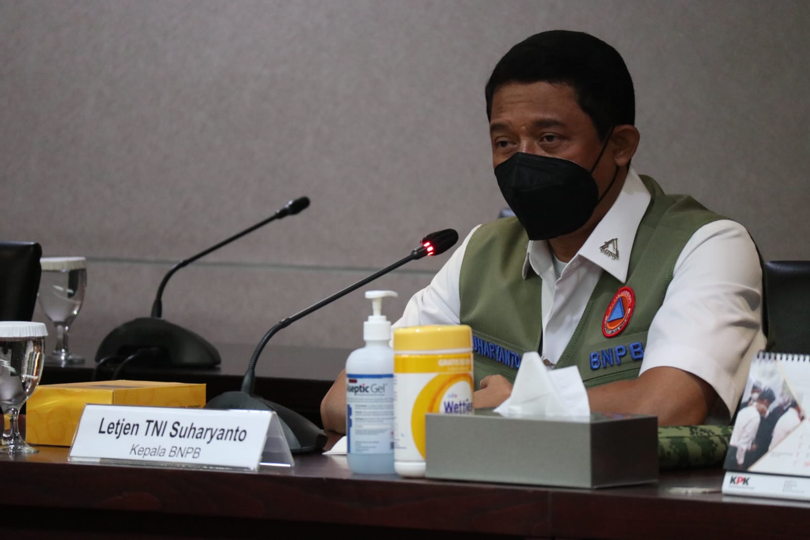 Berkunjung ke KPK, Kepala BNPB Tegaskan Komitmen Pencegahan Korupsi