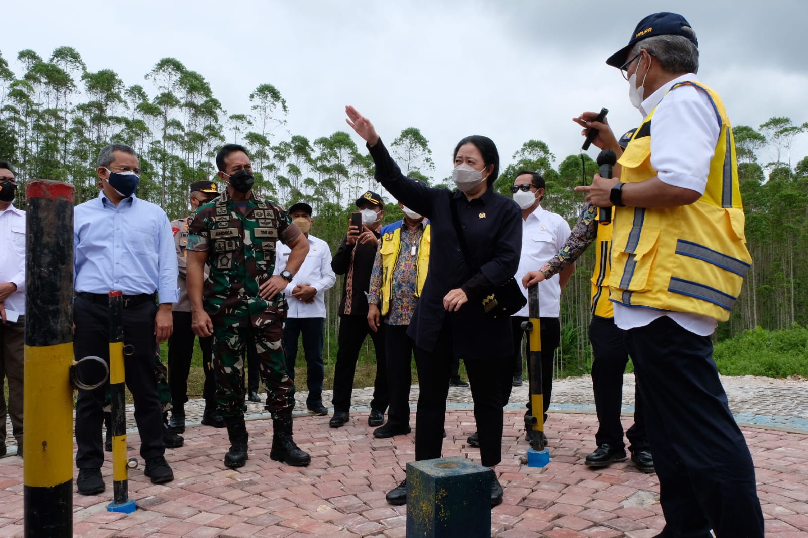 Kawal Pembangunan Ibu Kota Negara, Puan Tinjau Lokasi IKN Nusantara