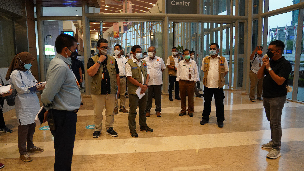 Kepala BNPB Cek Kesiapan Rakornas Penanggulangan Bencana 2022