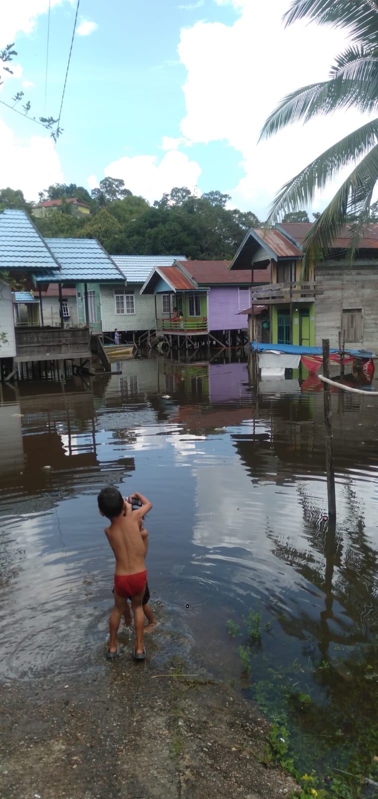 Banjir Masih Merendam Beberapa Pemukiman Warga Kabupaten Murung Raya
