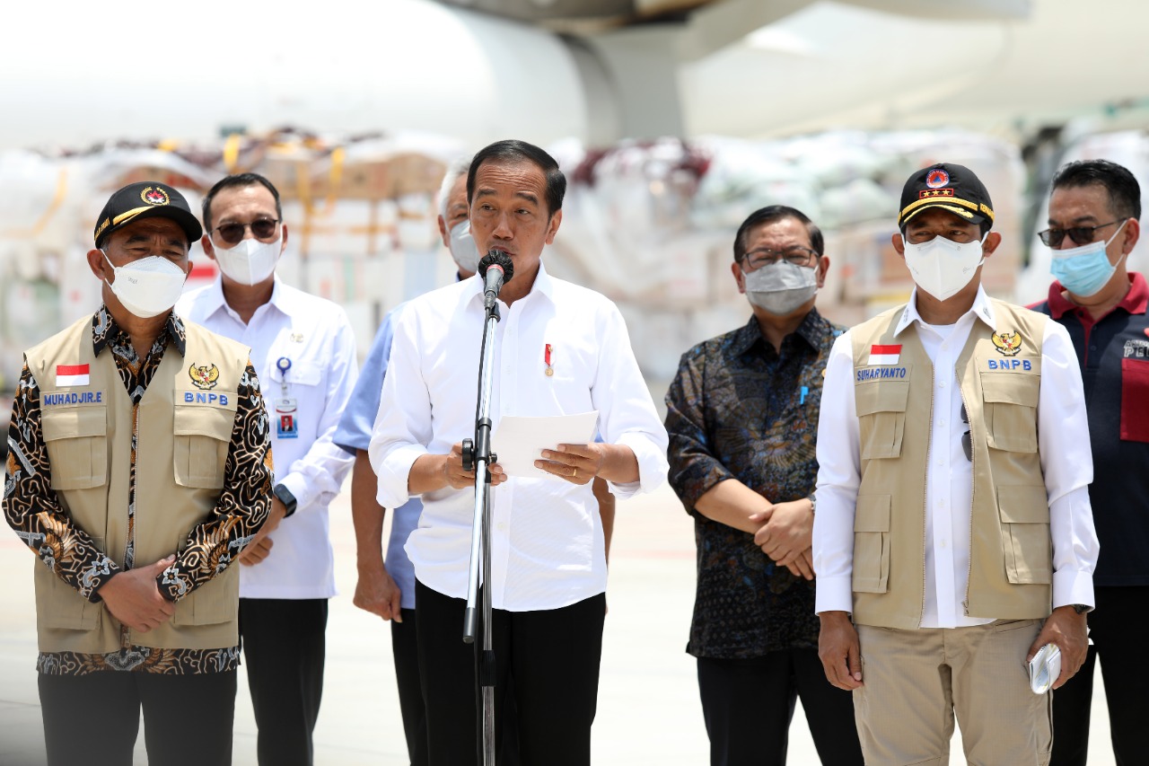 Presiden Joko Widodo Lepas Bantuan Kemanusiaan untuk Pakistan