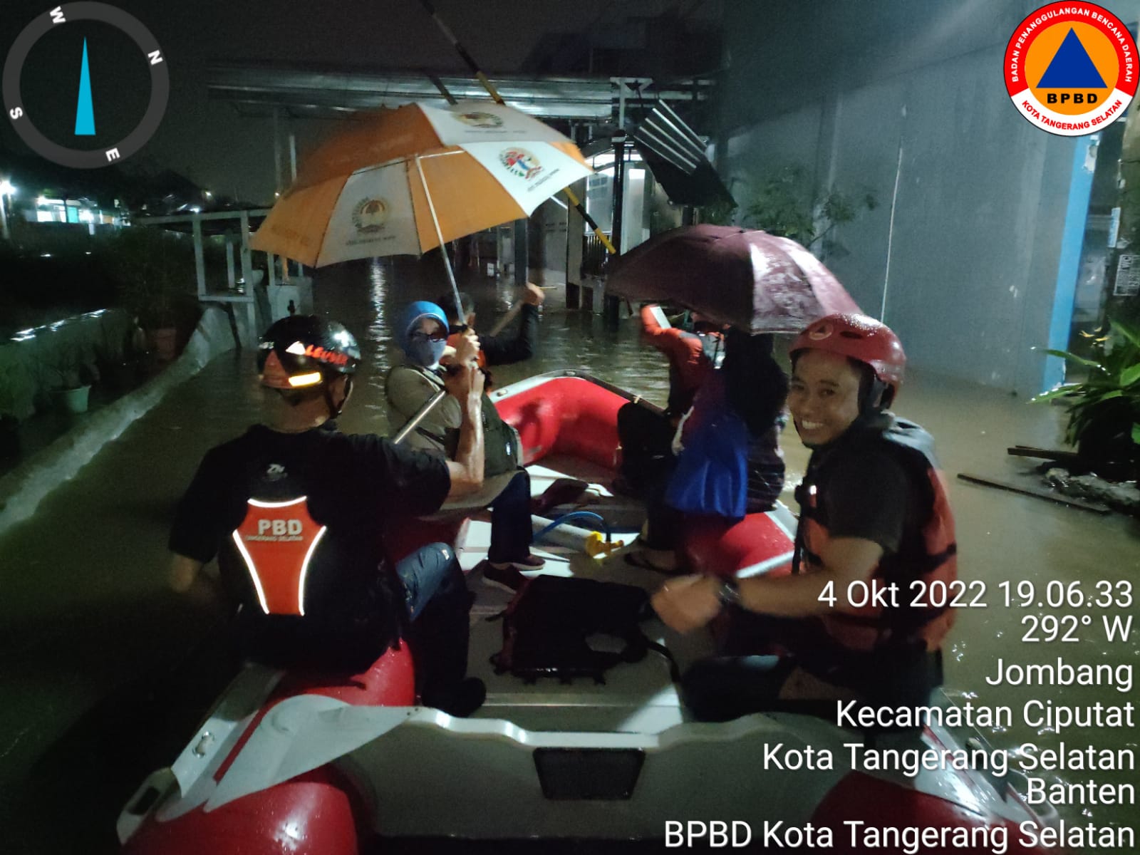 Sebanyak 1.252 Rumah di Kota Tangsel Dikepung Banjir