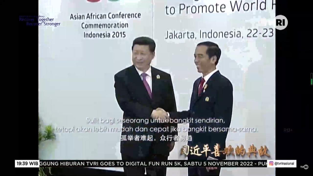 Sambut KTT G-20 Acara“Idiom Klasik dari Xi Jinping”Ditayangkan di TVRI