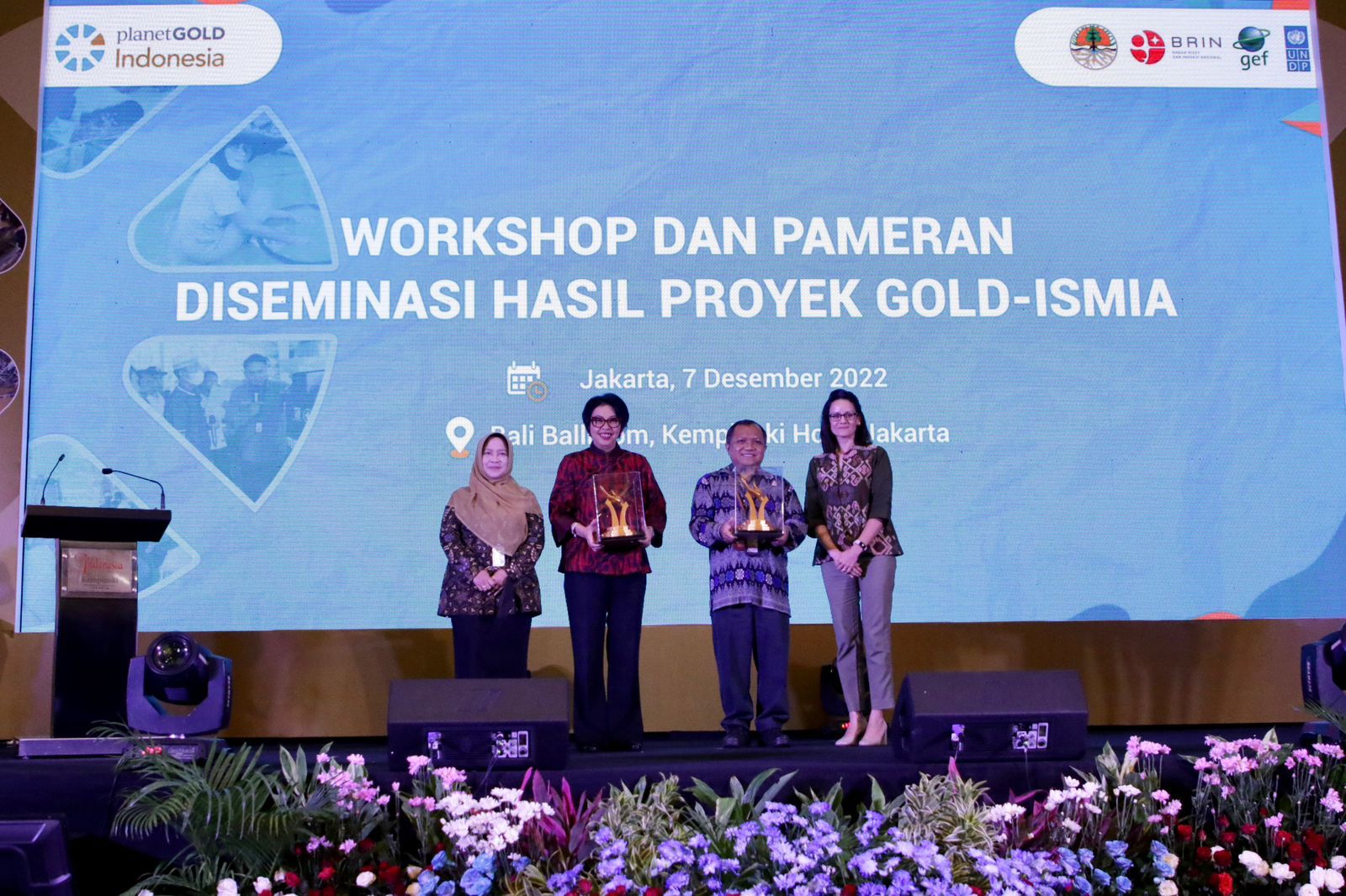 Proyek GOLD-ISMIA Turunkan 23 Ton Penggunaan Merkuri dan Hasilkan 3,3 Ton Emas Bebas Merkuri