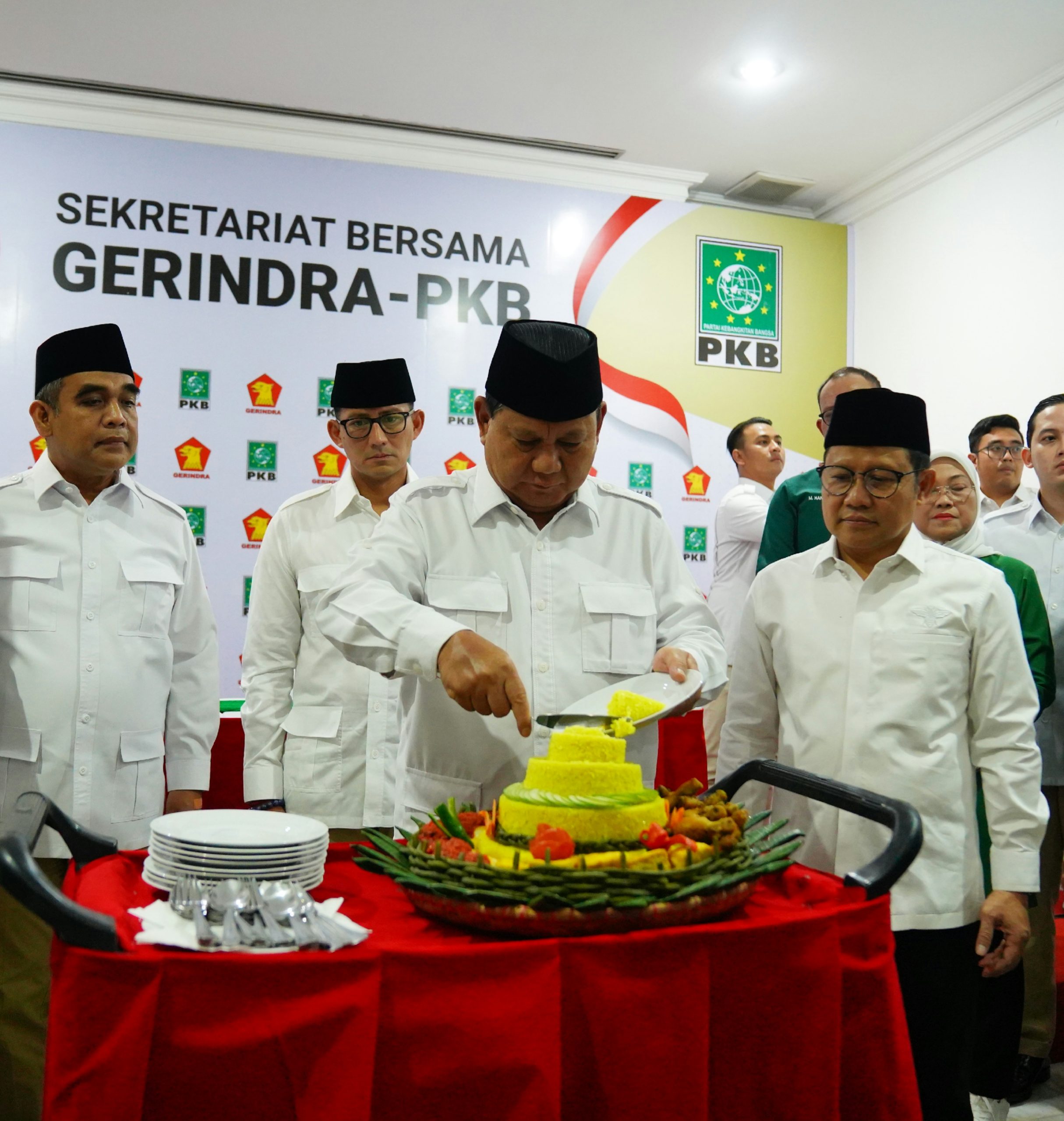 Resmikan Sekber Gerindra-PKB Bersama Cak Imin, Prabowo Sebut Pertanda Koalisi Solid Hadapi Pemilu 2024