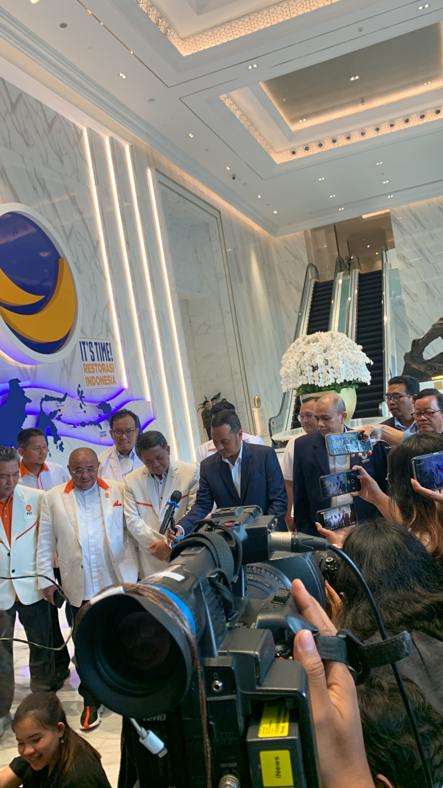 PKS Bertemu Surya Paloh Bahas Iklim Pemilu 2024