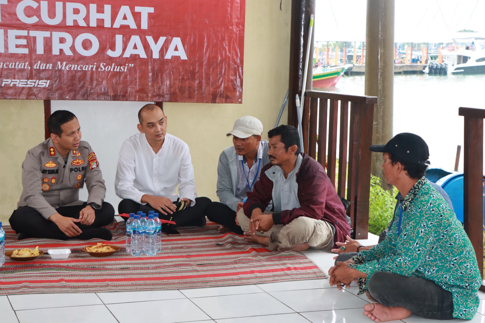 RW 01 Pulau Lancang Pulau Pari Menjadi Tempat Jumat Curhat Kapolres Hari Ini