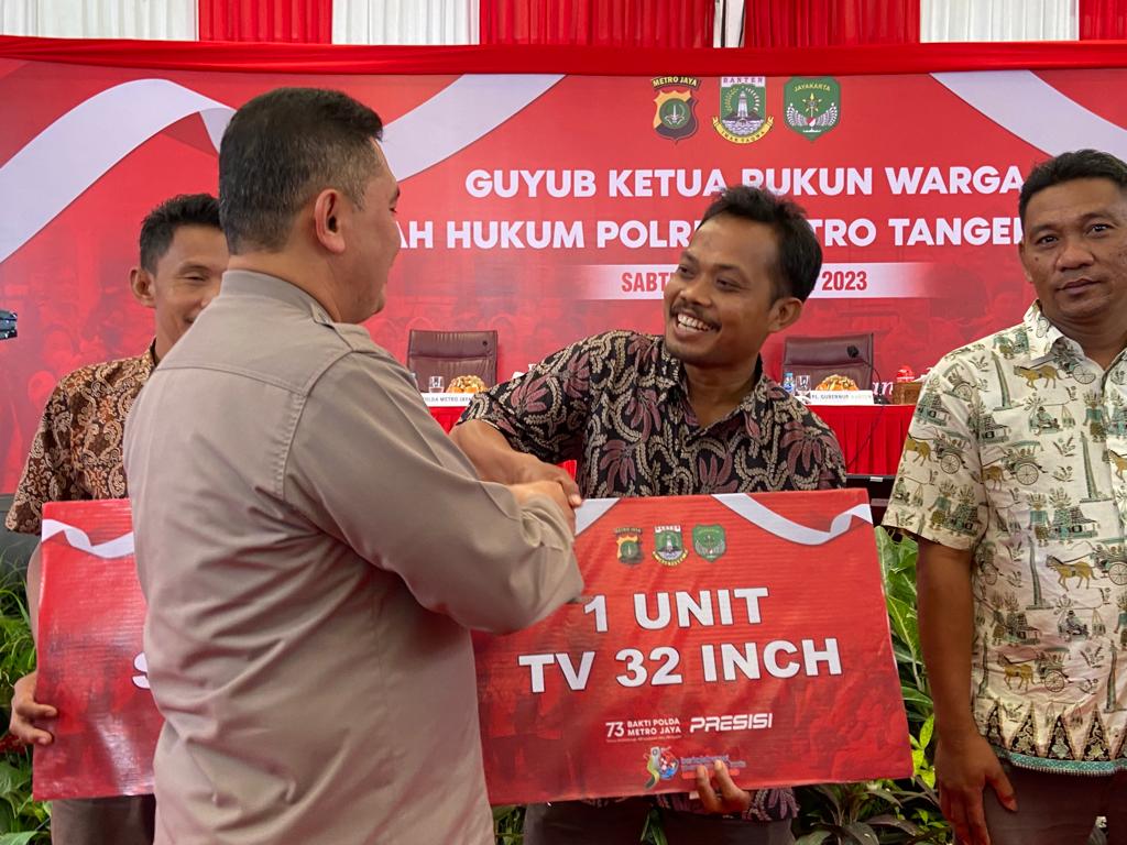 Guyub Rukun Ketua RW di Kota Tangerang, Kapolda Metro Titip Polisi RW