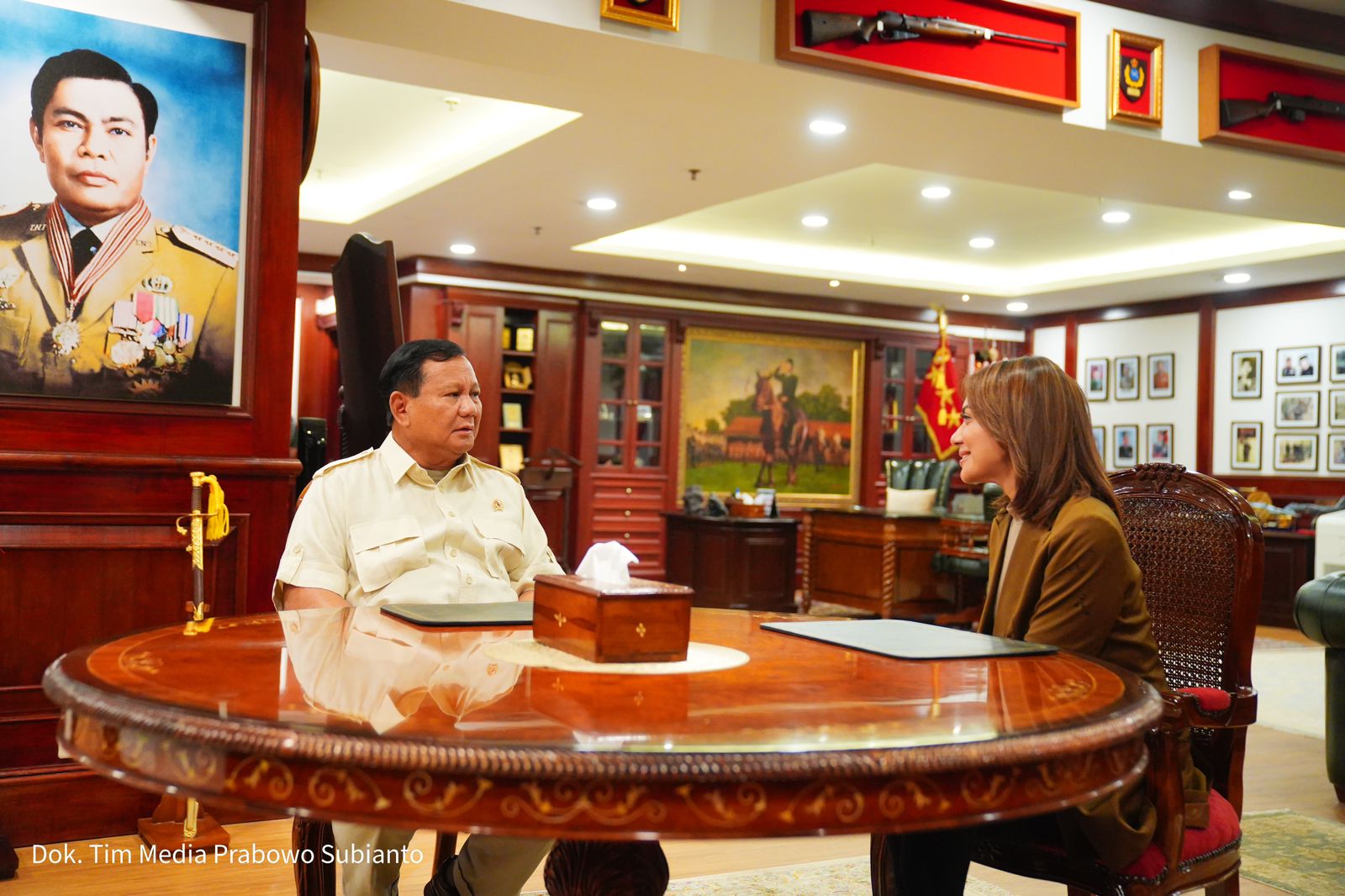 Prabowo dan Najwa Shihab Duduk Empat Mata, Diskusi Negara dan Masa Depan