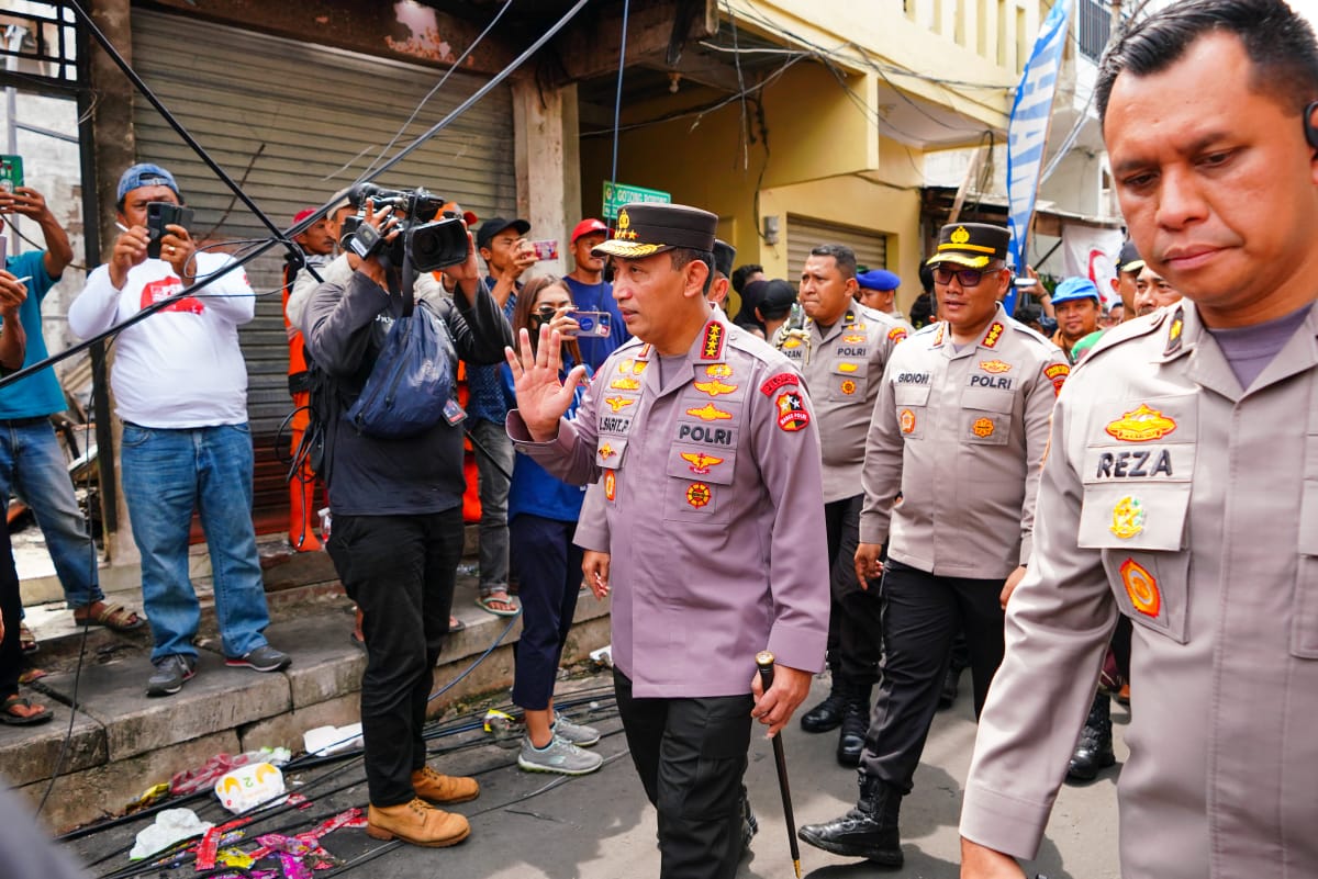 Kapolri Maksimalkan Penanganan Korban Pasca-Kebakaran Depo Pertamina Plumpang