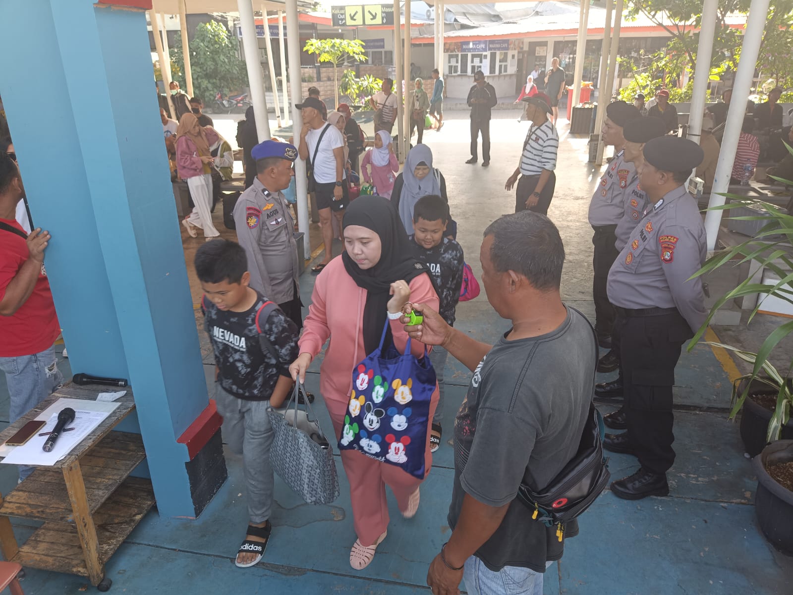 Pam Dermaga oleh Polres Kep. Seribu Ciptakan Sitkamtibmas Kondusif