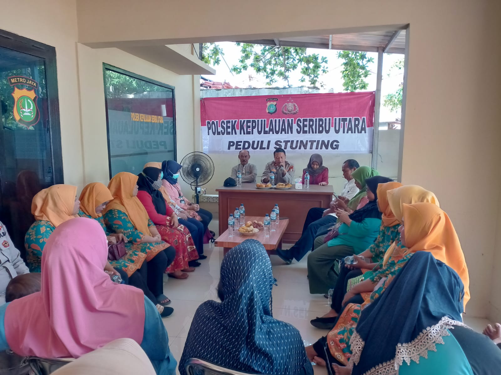 Peduli Stunting, Polsek Kep. Seribu Utara Bantu Pemerintah Pangkas Stunting