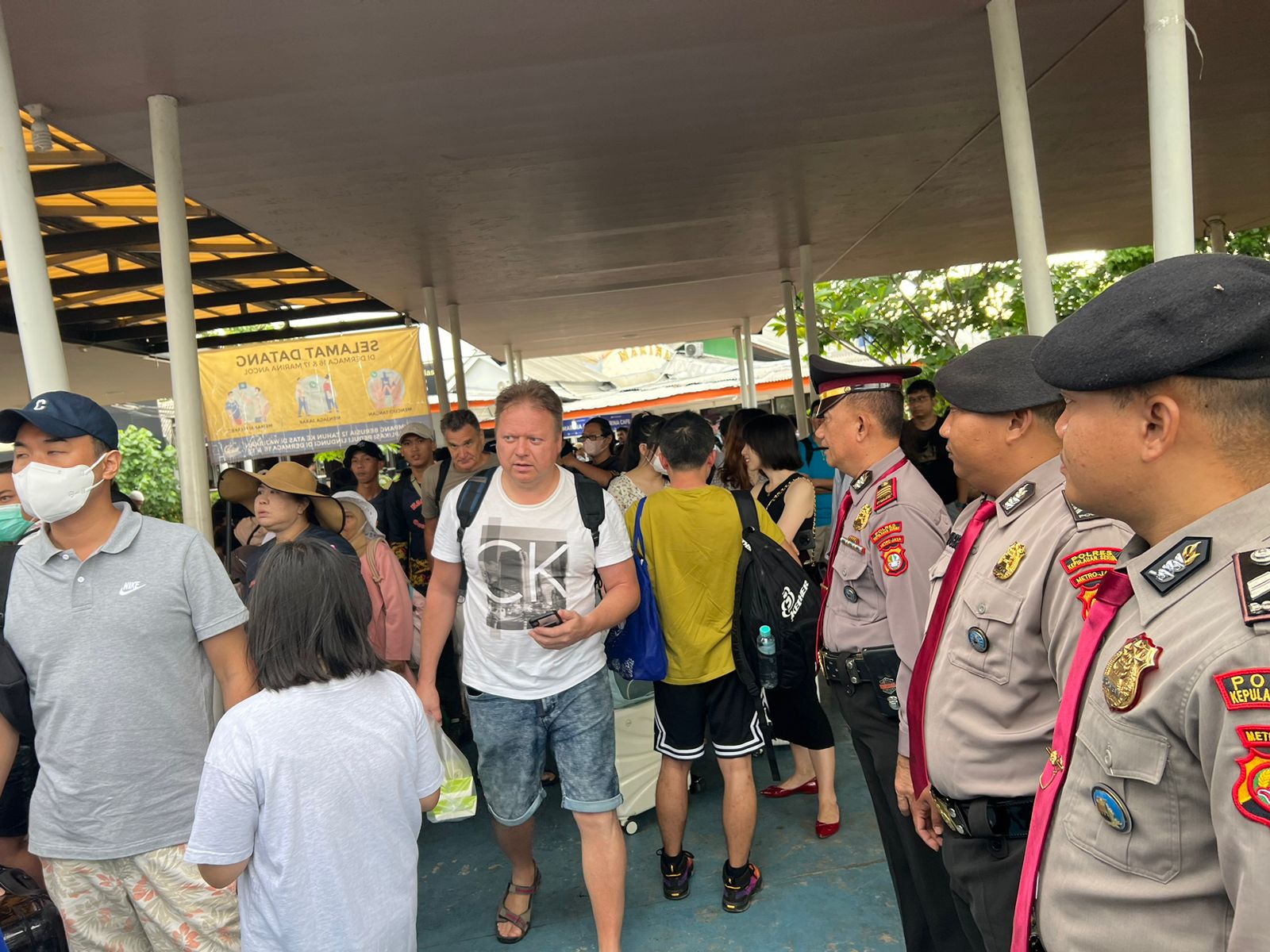 Pam Dermaga Marina oleh Sat Pam Obvit Ciptakan Rasa Nyaman Bagi Wisatawan