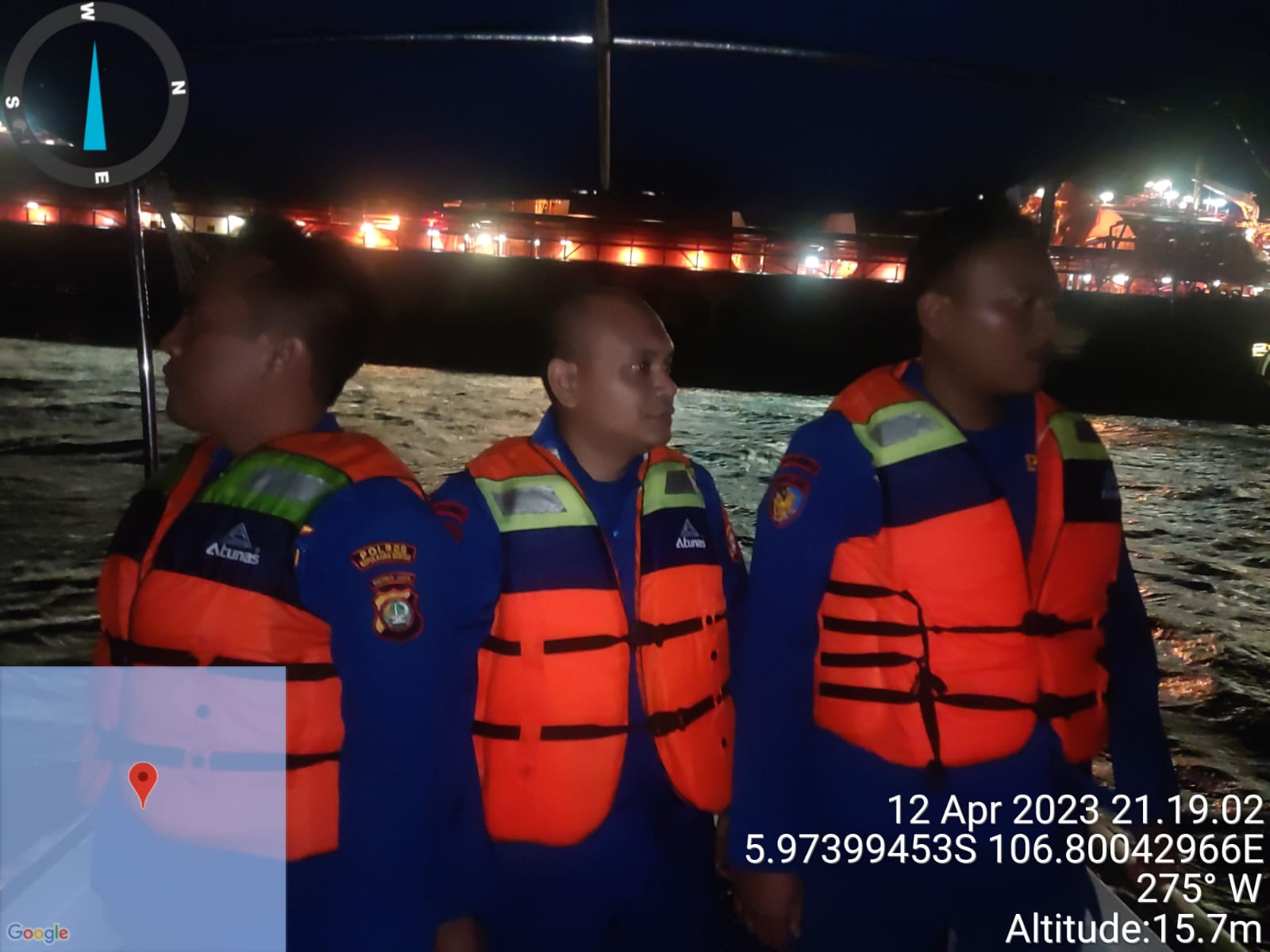 Patroli Perairan Satpolairud Polres Kepuluauan Seribu Sisir Lautan Jaga Kamtibmas