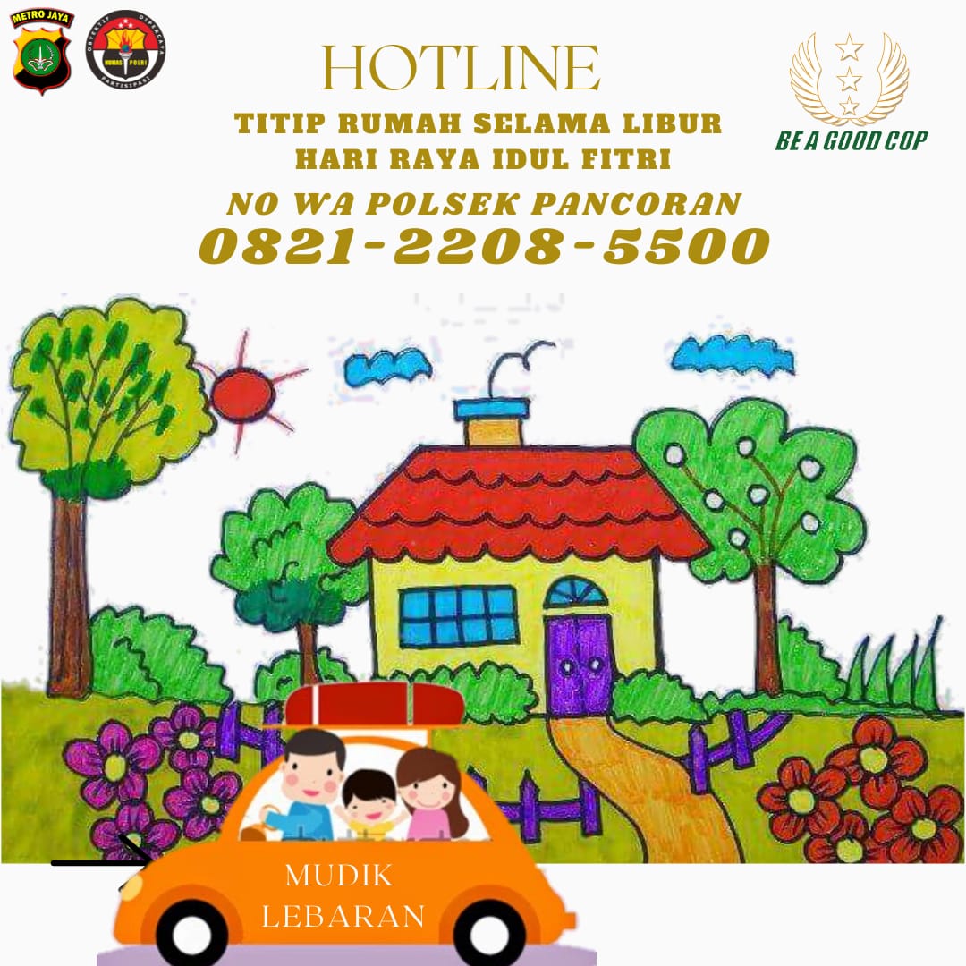 Polsek Pancoran Membuka Hotline Penitipan Kendaraan Warga yang Ditinggal Mudik