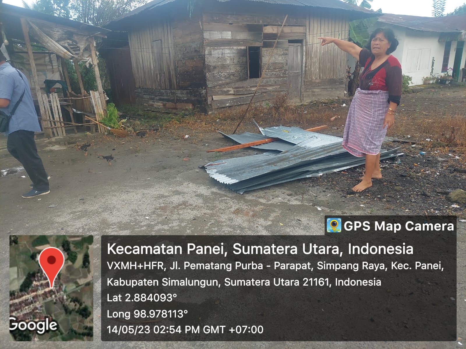 17 Rumah Warga Kabupaten Simalungun Rusak Berat Akibat Diterjang Angin Puting Beliung