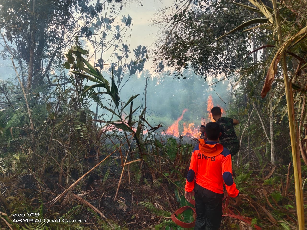 Petugas Gabungan Berhasil Padamkan 26 Hektar Lahan Terbakar di Kabupaten Barito Selatan