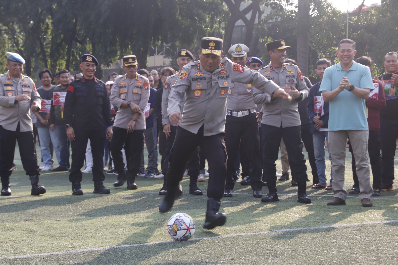 Polda Metro Jaya Gelar Kapolda Cup Mini Soccer Antar Kampus