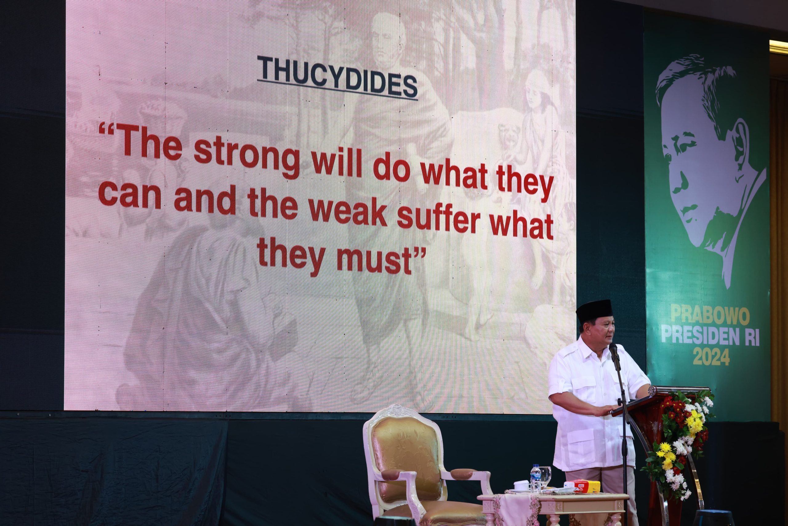 Prabowo: Kita Tidak Mau Perang, Tapi Negara Harus Kuat agar Tak Diperlakukan Seenaknya