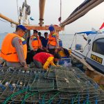 Patroli Satpolair Polres Kepulauan Seribu Sambang Nelayan Tinjau Keamanan Laut di Pulau Kelapa