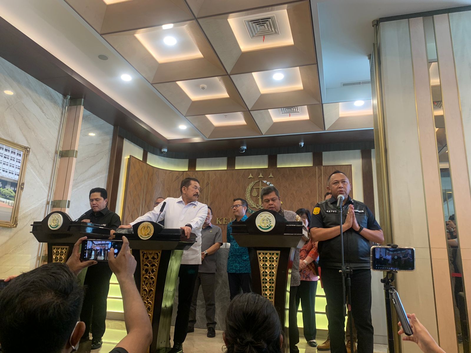 Menteri BUMN Temui Jaksa Agung, Bahas Temuan Pengelolaan Dana Pensiun Rugi