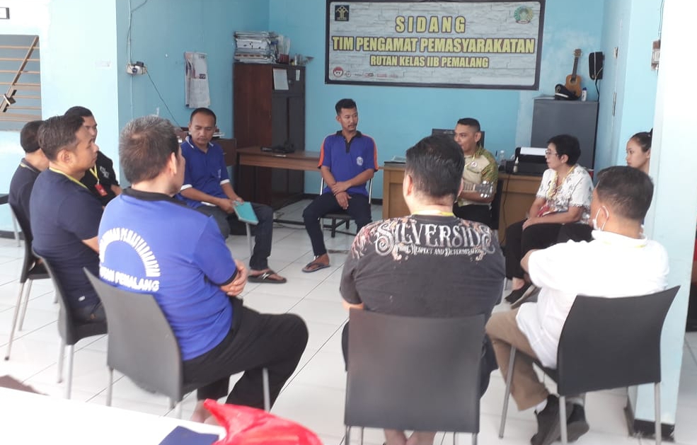 WBP Kristen Rutan Pemalang Ikuti Kebaktian Rutin