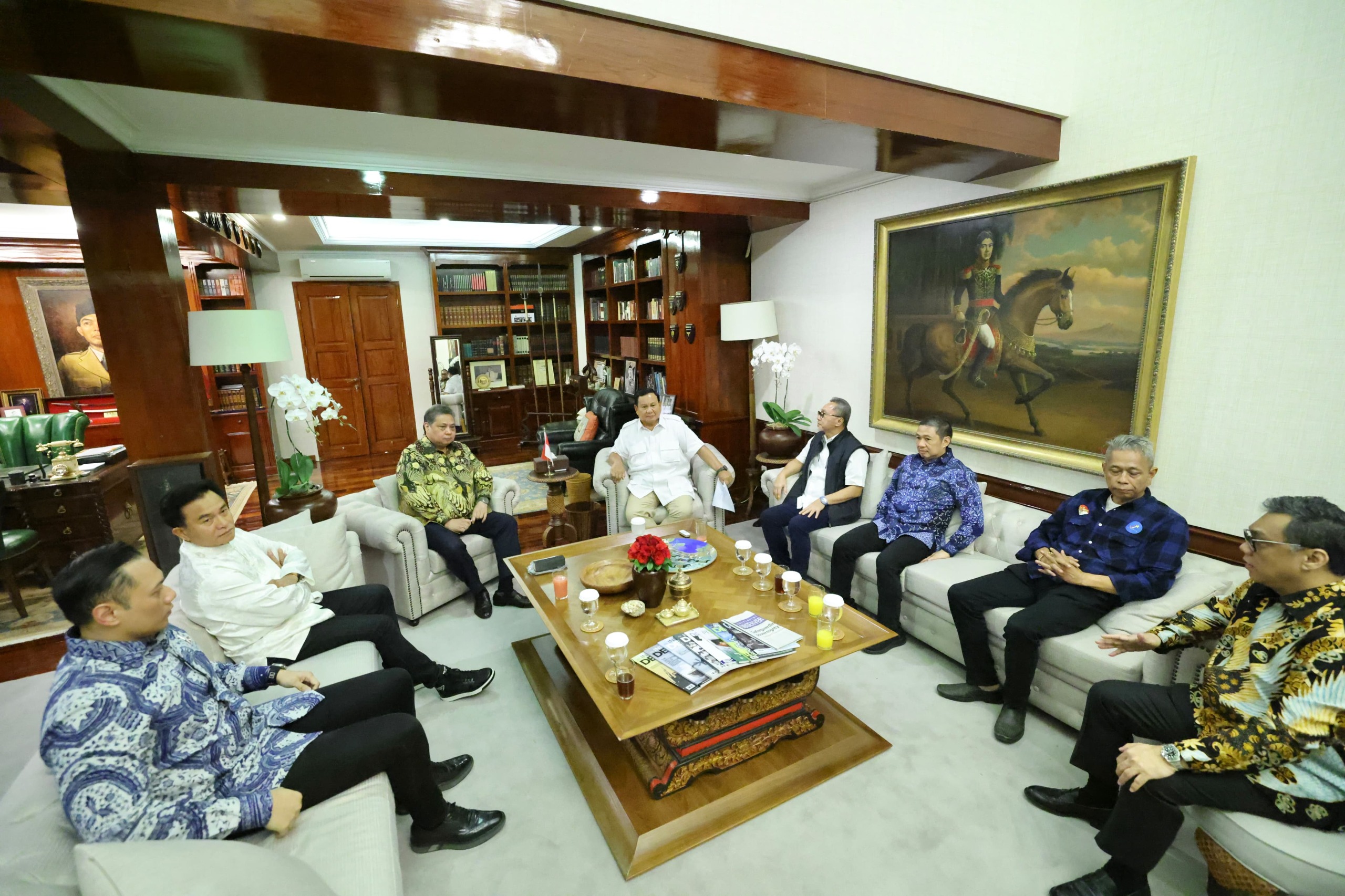 Bertemu Ketum Koalisi Indonesia Maju, Prabowo: Kita Sudah Mencapai Soliditas Team yang Sangat Kokoh