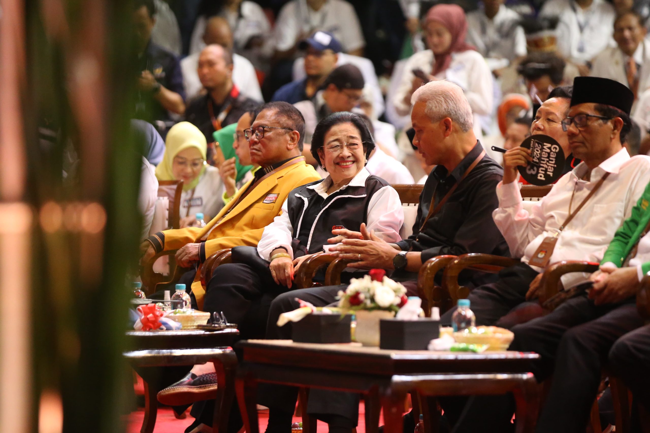 Sumringahnya Megawati Soekarnoputri saat Ganjar-Mahfud Dapat Nomor Urut Tiga di Pilpres 2024