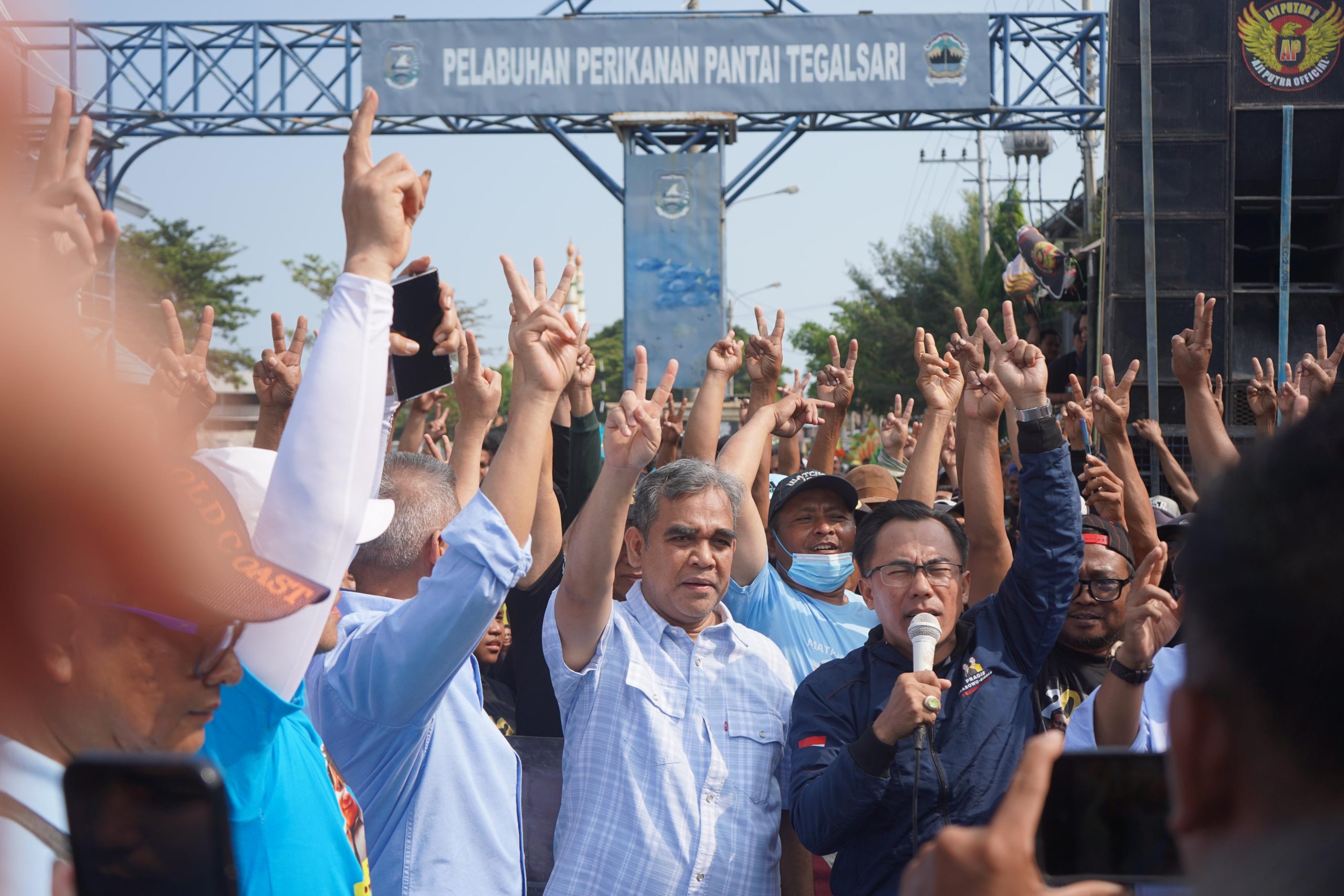 Ribuan Nelayan Tegal dan Sekitarnya Deklarasi Dukung Prabowo-Gibran