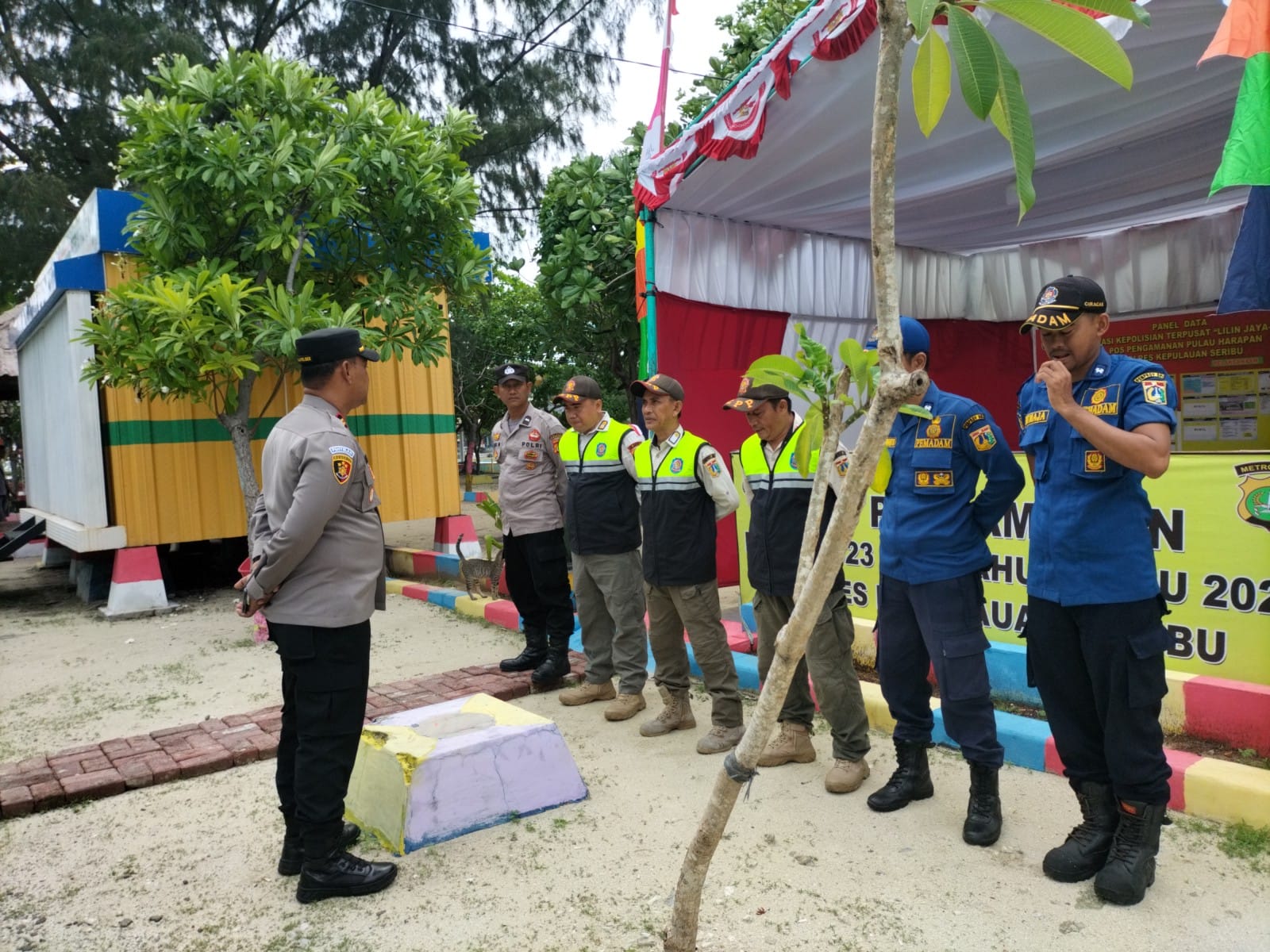 Pospam Lilin Jaya 2023 Pulau Harapan Berhasil Menjamin Keamanan Wisatawan Selama Natal 2023 dan Tahun Baru 2024