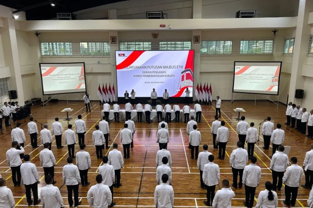 Kena Sanksi, 78 pegawai KPK Laksanakan Minta Maaf Pungli di Rutan