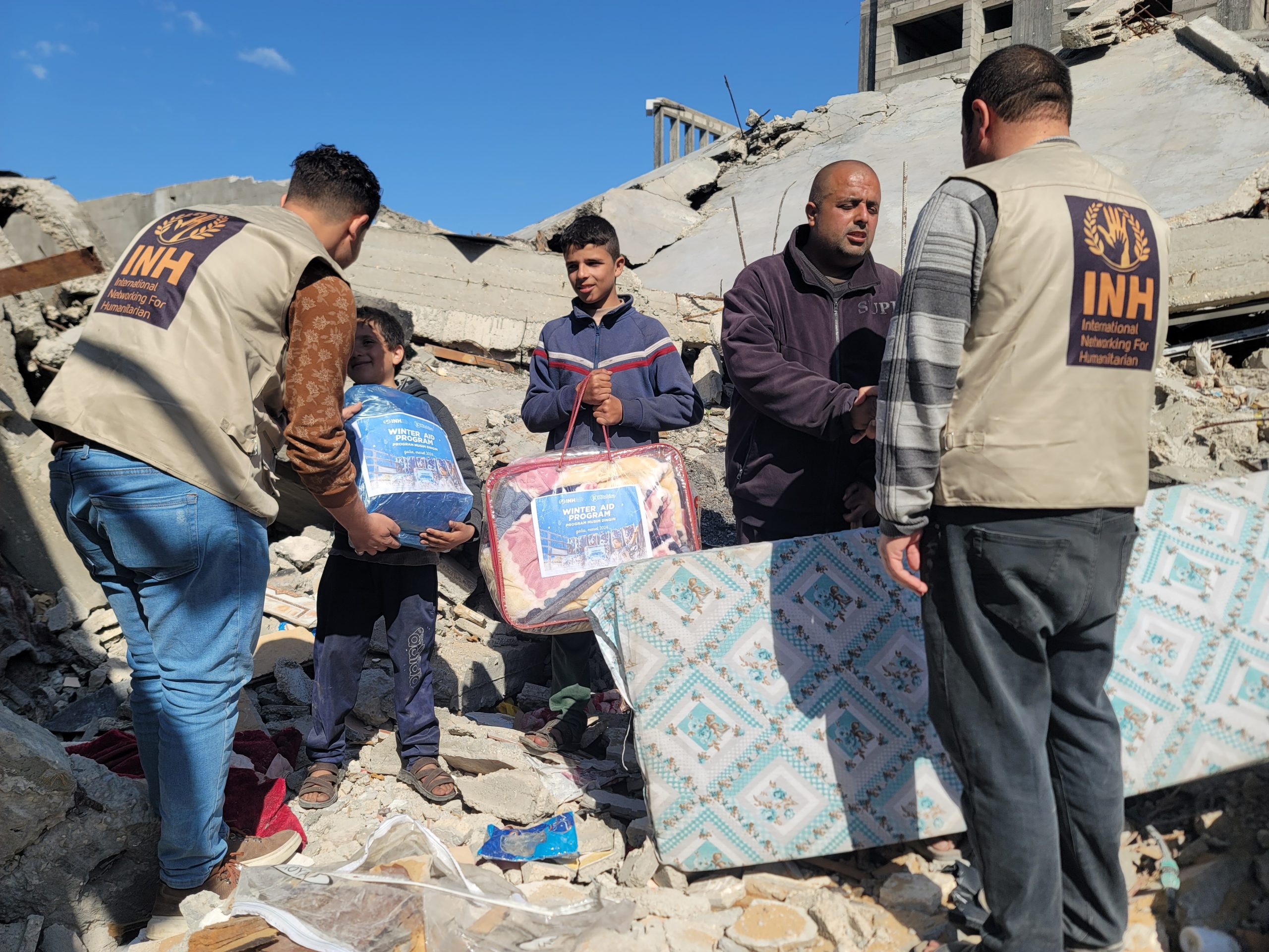 INH Salurkan Bantuan ke Zona Merah Gaza, Lokasi Terparah Serangan Israel