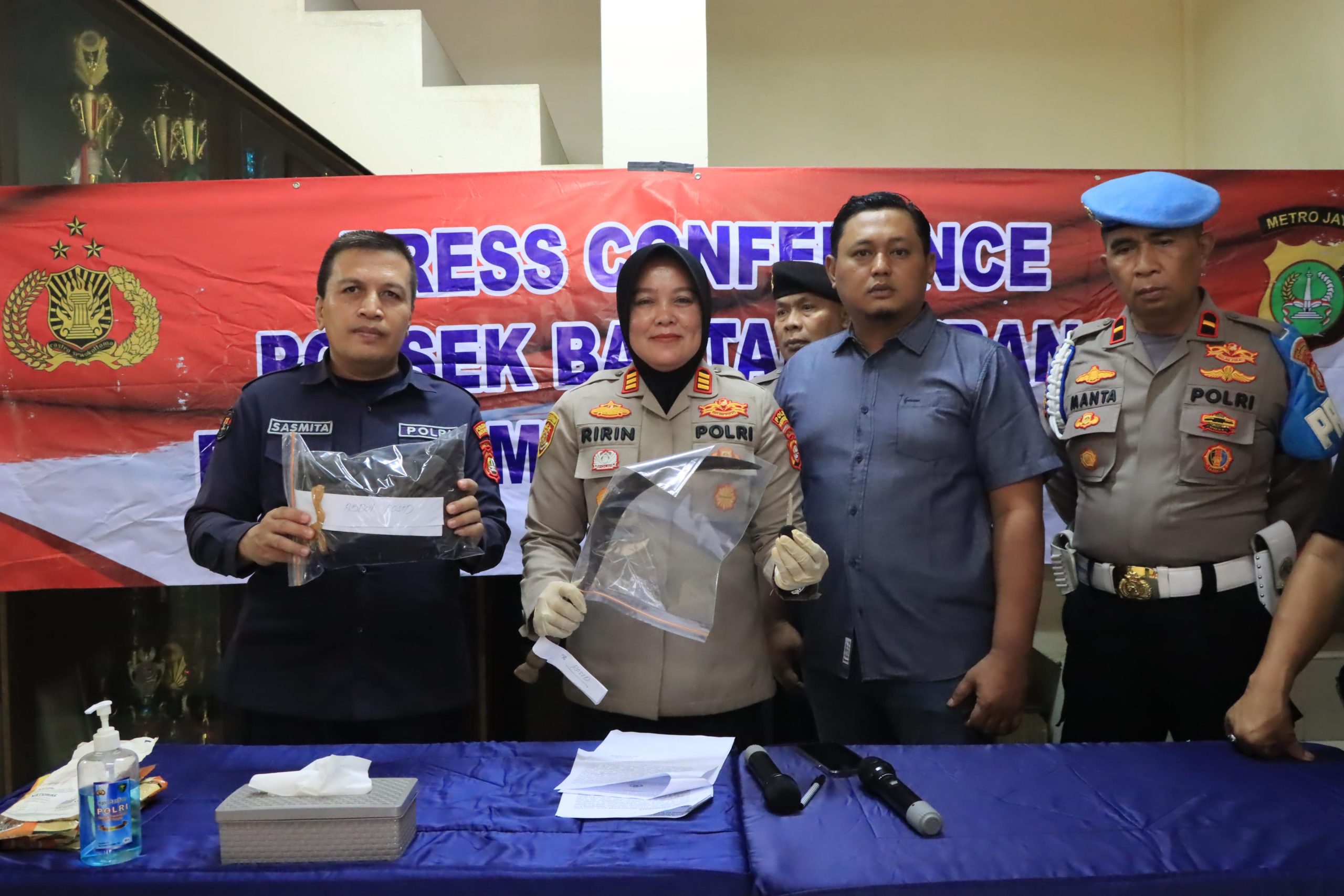 Polsek Bantargebang Ungkap Kasus Pemerasan Motor dengan Ancaman Celurit