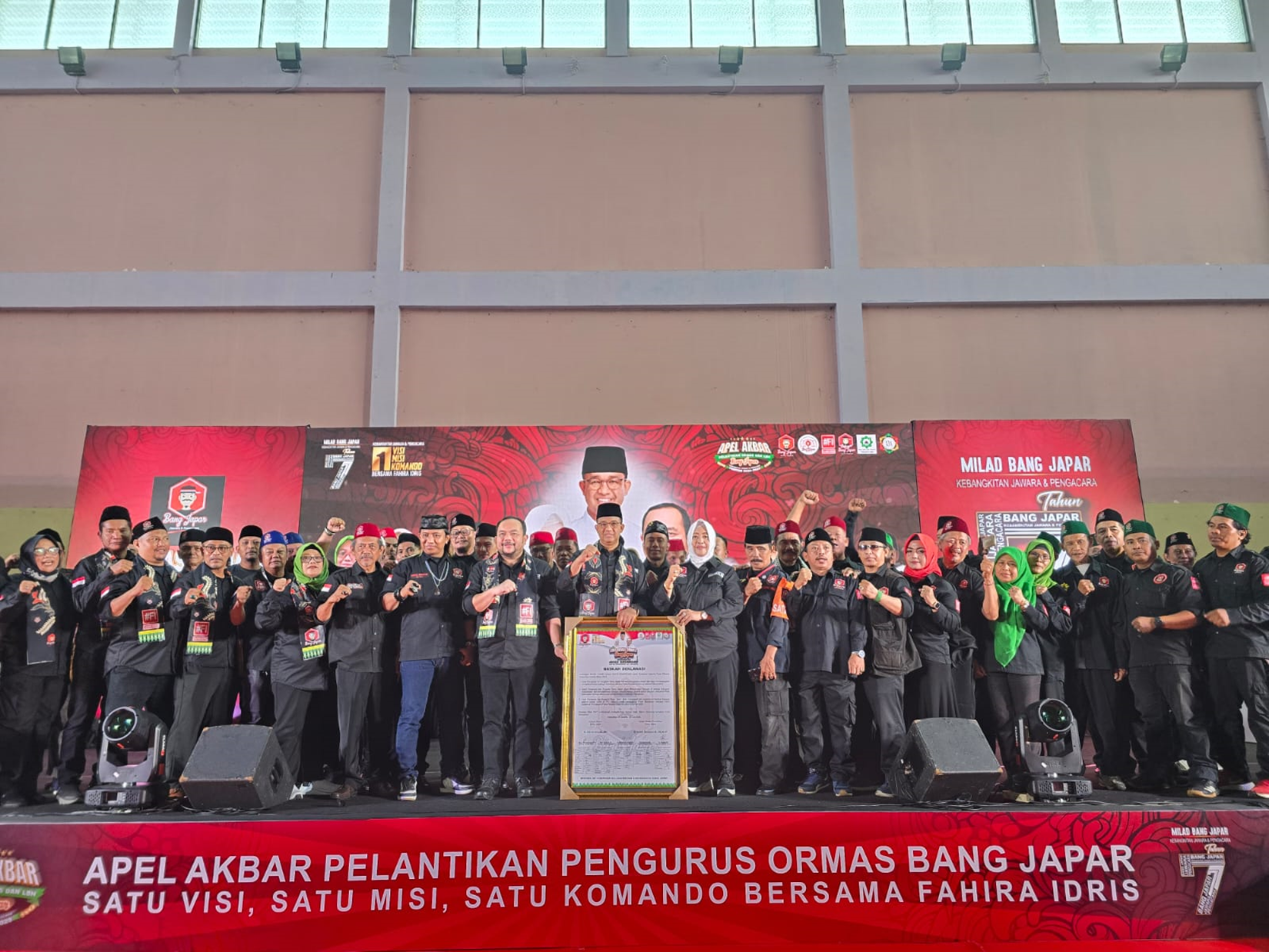 Bang Japar Deklarasikan Usung Anies R Baswedan di Pilgub Jakarta