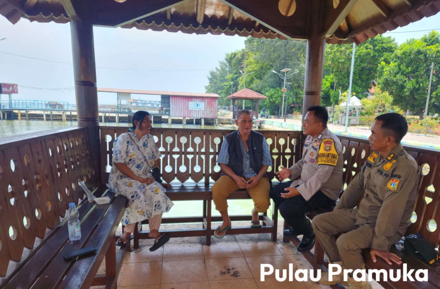 Polsek Kepulauan Seribu Selatan Berhasil Selesaikan Kasus Permasalahan Keluarga Melalui Mediasi