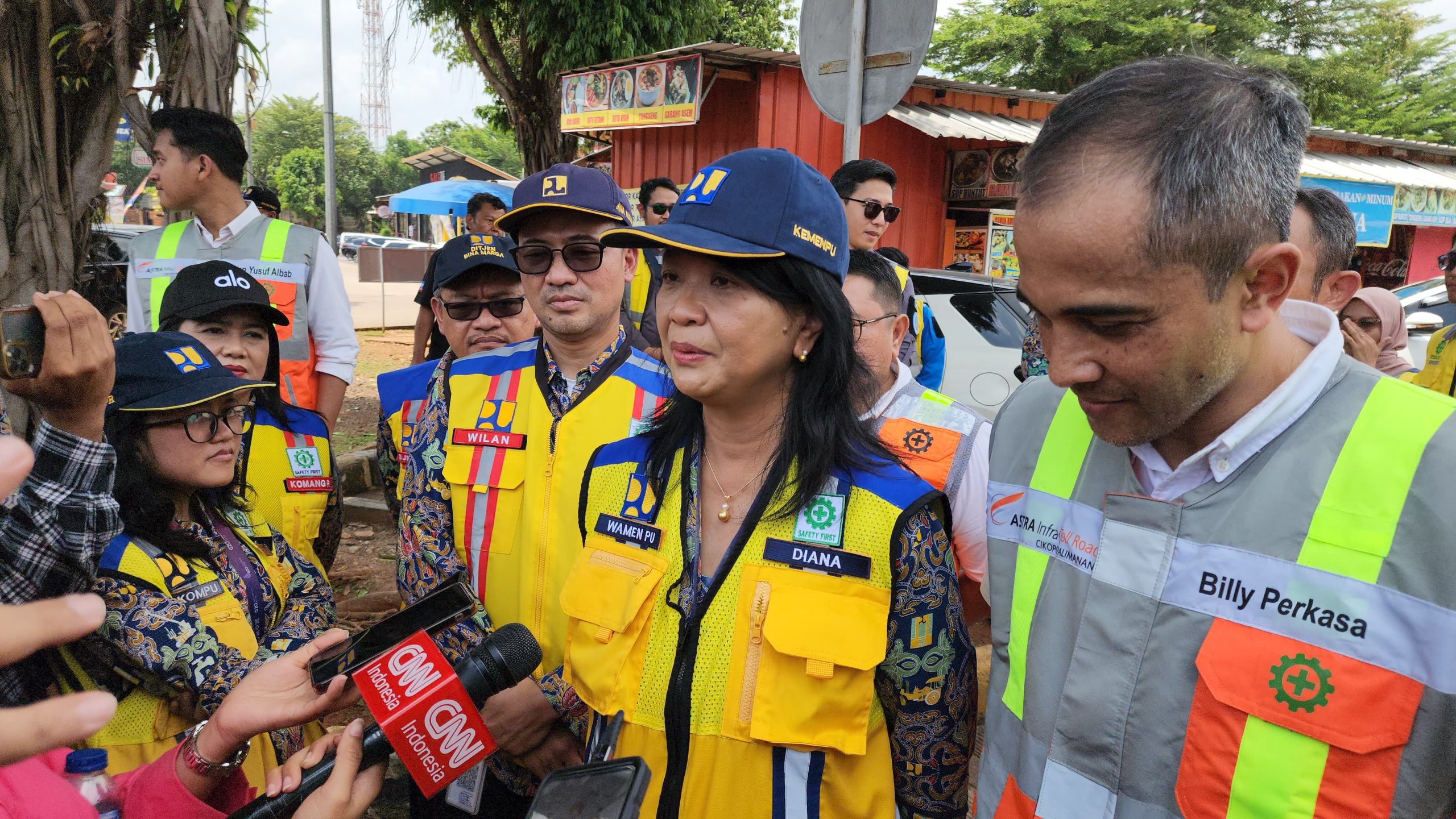 Wamen PU Sidak Rest Area KM 102 Tol Cipali, Tinjau Kesiapan Arus Mudik Musim Libur Nataru