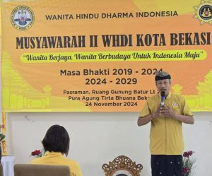 Wakil Ketua PHDI Kota Bekasi Bidang Hubungan Masyarakat, I Gusti Ngurah Parwata. Foto: PHDI Kota Bekasi.