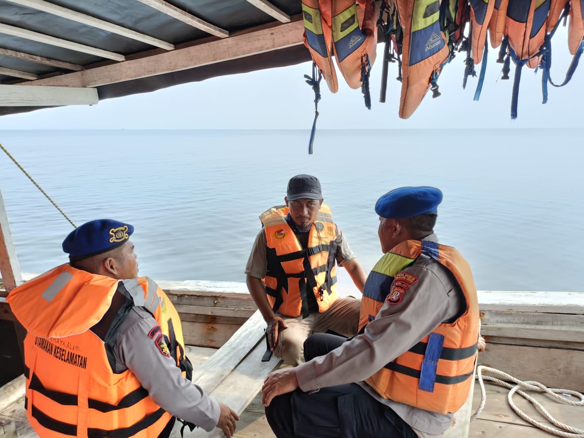 Satpolairud Polres Kepulauan Seribu Gelar Patroli Laut, Imbau Nelayan Waspada Cuaca Buruk