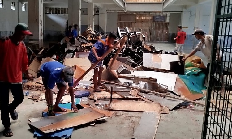 Cegah Resiko Kebakaran, Lapas Cipinang Tata Ulang dan Bersihkan Blok