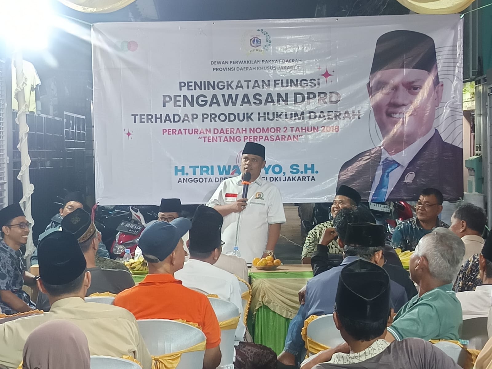 Anggota Tri Waluyo Reses Terima Keluhan Warga RW 02 Papanggo, Minta Dibuatkan Hidran Mandiri Antisipasi Bahaya Kebakaran