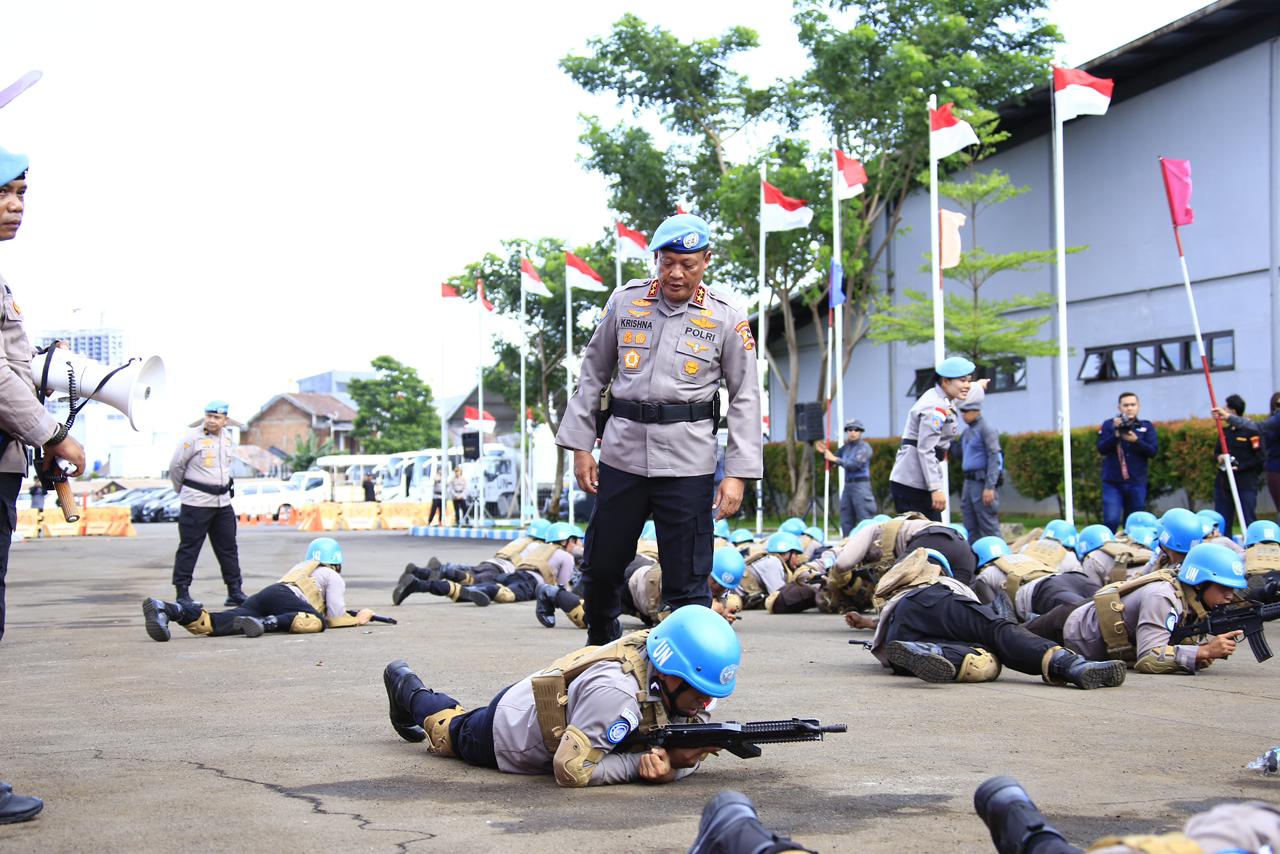 Polri Kembali Kirim Pasukan untuk Misi Perdamaian PBB, Latpragas Satgas FPU 7 MINUSCA Resmi Dimulai