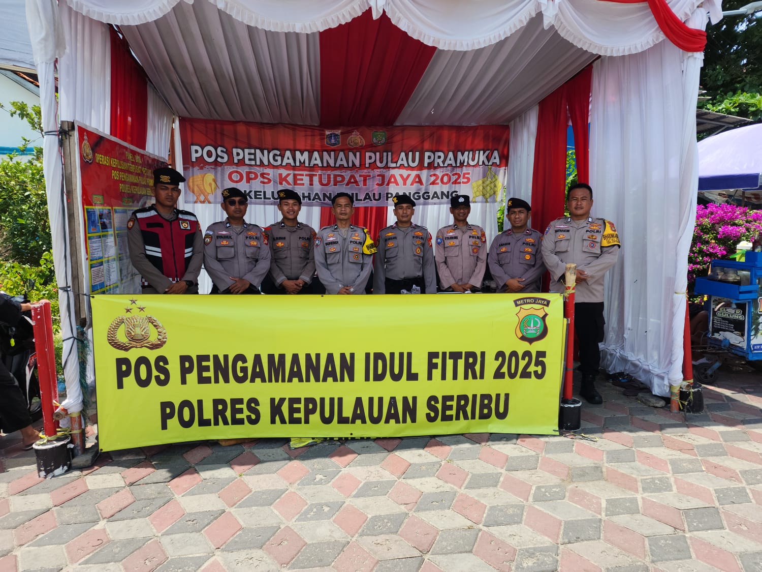 Pospam Lebaran 2025 Polsek Kepulauan Seribu Utara Siap Layani Pemudik dan Wisatawan dengan Humanis