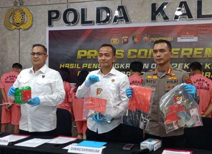 Tegas Berantas Premanisme : Polda Kalbar Ungkap 232 Kasus Kriminal, Satu Orang Ditangkap Atas Kepemilikan Senpi Rakitan 