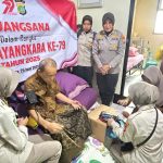 Anjangsana Polres Kepulauan Seribu ke Personel Sakit Menahun , Wujud Kepedulian di Hari Bhayangkara ke-79