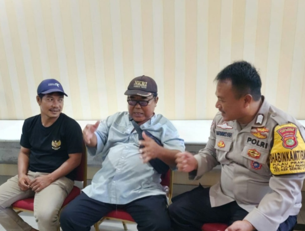 Bripka Marwansyah Sambang Tokoh Masyarakat di Pulau Pramuka: Perkuat Sinergi dan Imbau Waspadai Premanisme