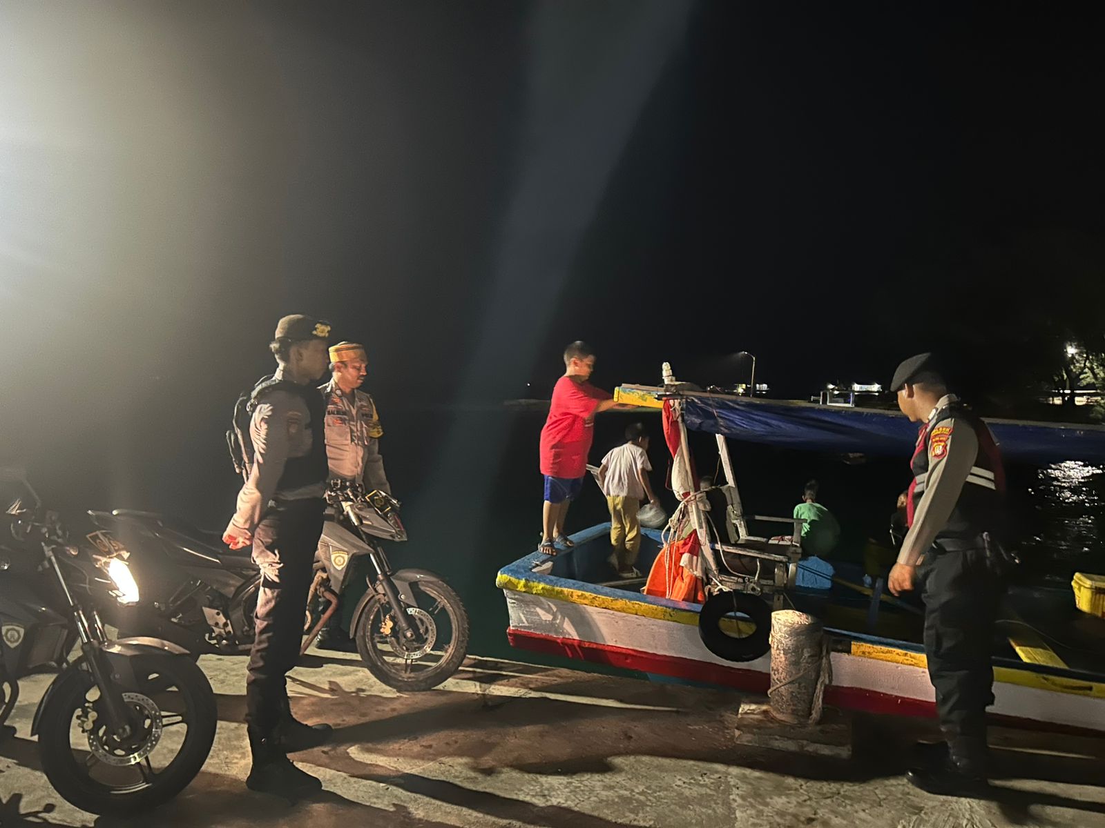 Patroli Malam di Kepulauan Seribu Utara, Cegah Premanisme dan Tawuran Remaja