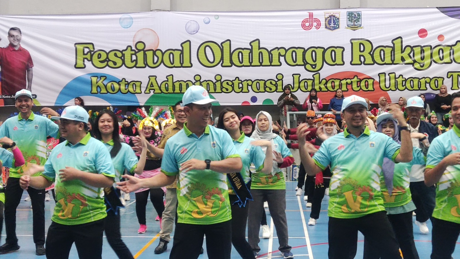 Festival Olahraga Rakyat Jakarta Utara 2025 Resmi Dibuka, 141 Peserta Meriahkan Lomba Senam Kreasi Ondel-Ondel