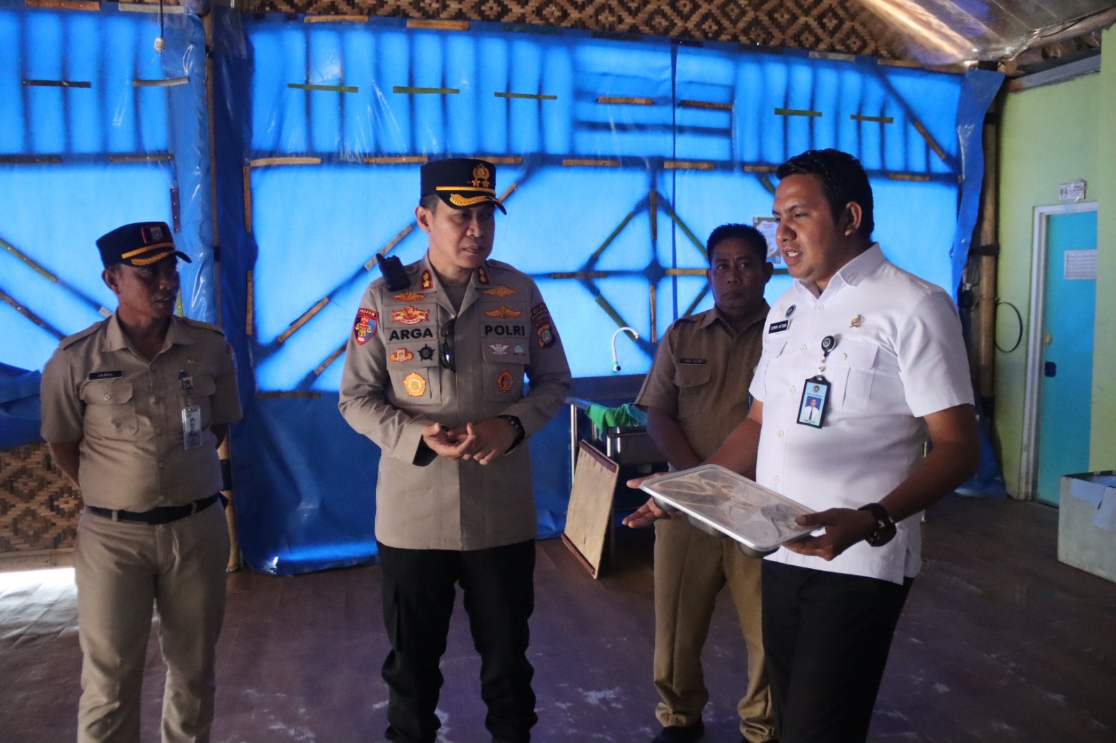 Kapolres Kepulauan Seribu AKBP Argadija Putra Tinjau Dapur SPPG Pulau Pramuka, Dorong Pendirian Dapur SPPG Polri di Wilayah Terluar