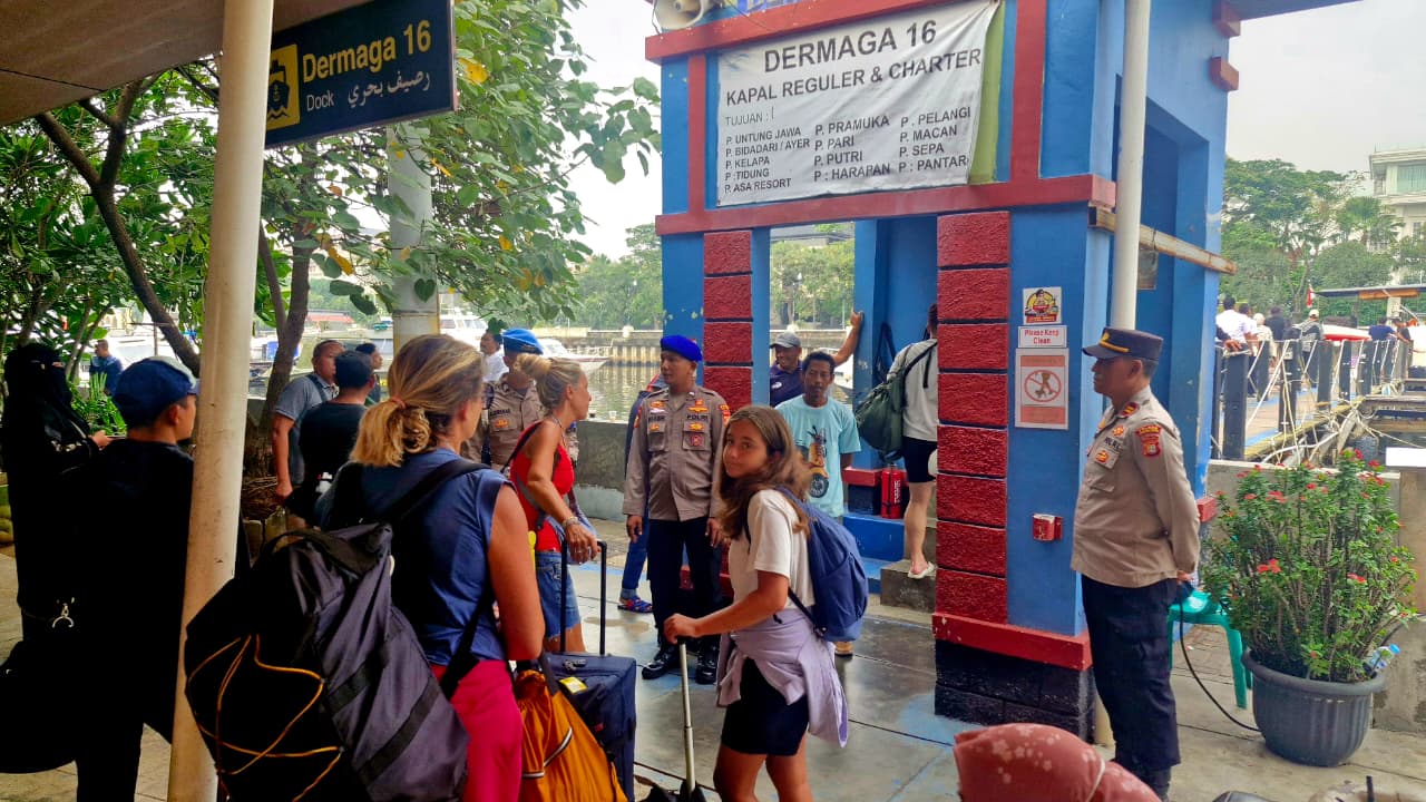 Polres Kepulauan Seribu Amankan Keberangkatan Wisatawan di Marina Ancol, Imbau Utamakan Keselamatan